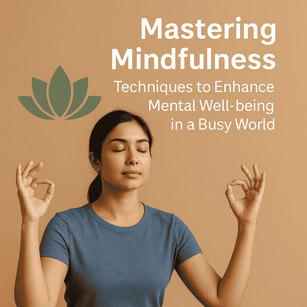 Mastering Mindfulness - Techniques to Enhance Mental Well-being in a Busy World Mastering Mindfulness - Techniques to Enhance Mental Well-being in a Busy World