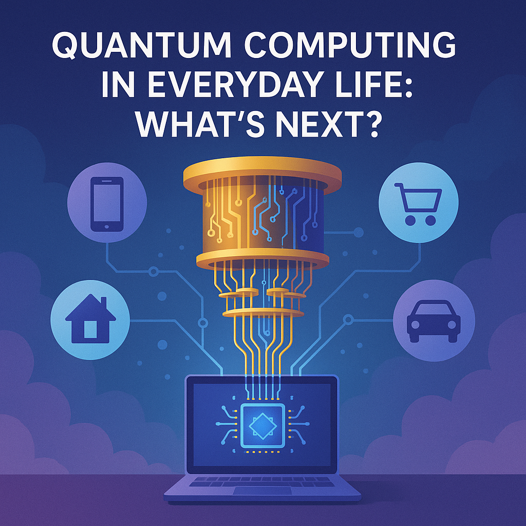 Quantum Computing in Everyday Life - What's Next Quantum Computing in Everyday Life: What’s Next? Discover how emerging quantum technologies are transforming real-world applications—from cybersecurity and AI to e-commerce, finance, and design—with Intellitron Genesis leading the way.